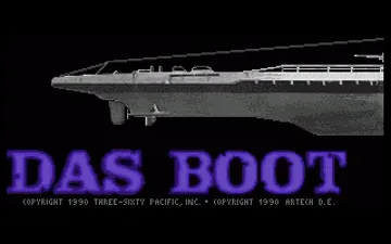 Boot, Das - German U-Boat Simulation_Disk1 screen shot title